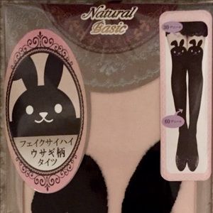 Adorable Japanese Bunny Tights Stockings